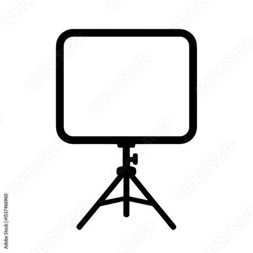 Softbox on stand in a photography studio for Photographer's Day  