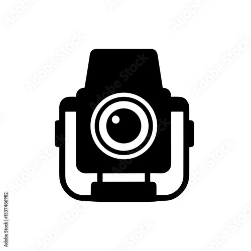 Camera icon representing photography and the concept of Photographer's Day  