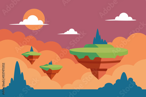 Floating Islands A Surreal Landscape of Dreamscapes and Fantasy