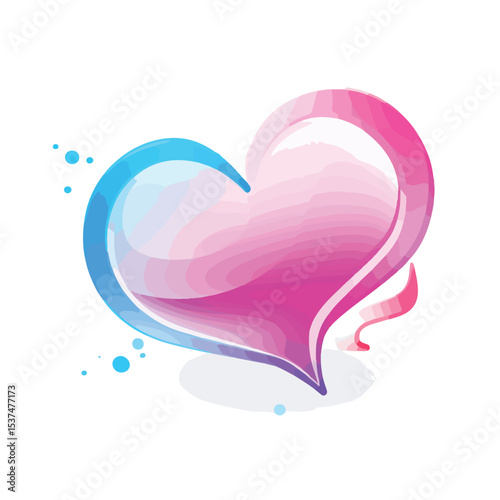 Modern Bubble Chat Symbol Vector Illustration for Communication Design