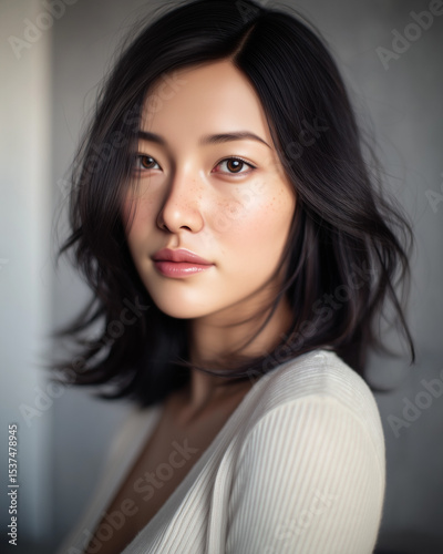 A close-up beauty shot cele...