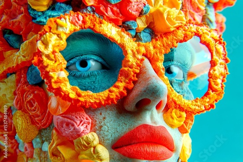 Metaphorical identity crisis perceptions of a mental sickness. Stress disorder. Relaxation techniques. Mood disorder. Mental disorder - identity crisis: abstract image of human state.
