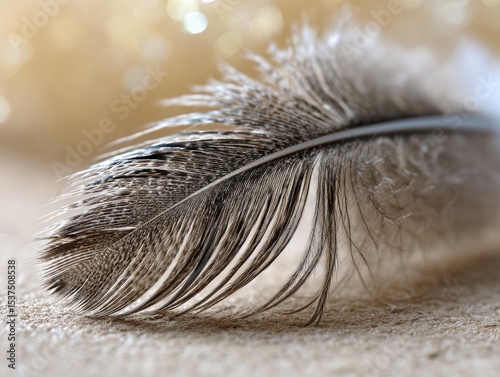Soft, delicate feather clos...