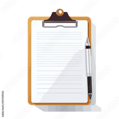 Professional Isolated Checklist Design Stock Vector Illustration for Business Use