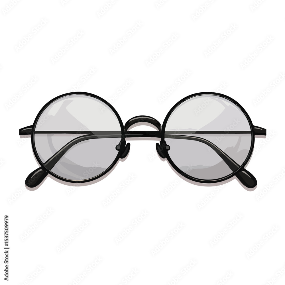Fototapeta premium Professional Vector Illustration of Isolated Lens Glasses for Various Purposes