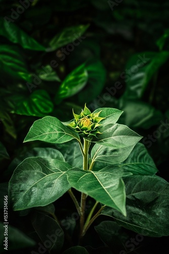 Vibrant Green Plant With Intricate Leaves Capturing Natural Beauty in Close-Up.