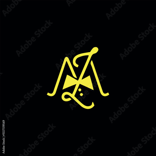 letters lm or ml text logo design vector