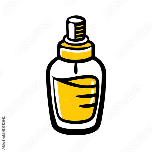 Perfume on transparent background for web and graphic design for Web and Graphic design