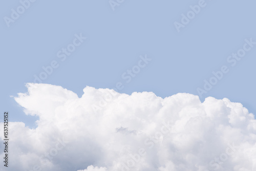 Vanilla sky clouds background with space for text