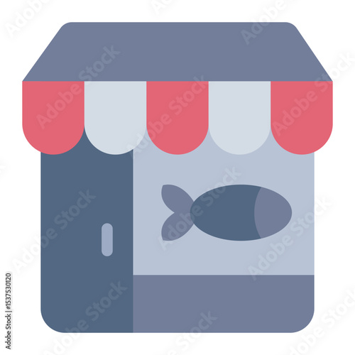 seafood restaurant flat icon perfect for food service branding