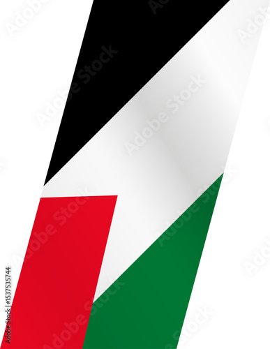Stylized flag of Palestine