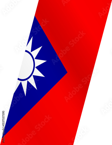 Stylized flag of Taiwan