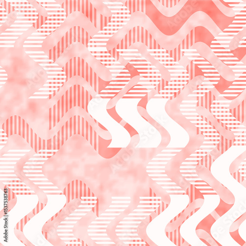 Grunge Washed Out Broken Graphic Pattern