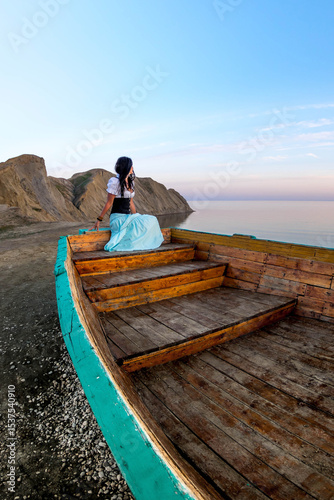 Girl by the sea