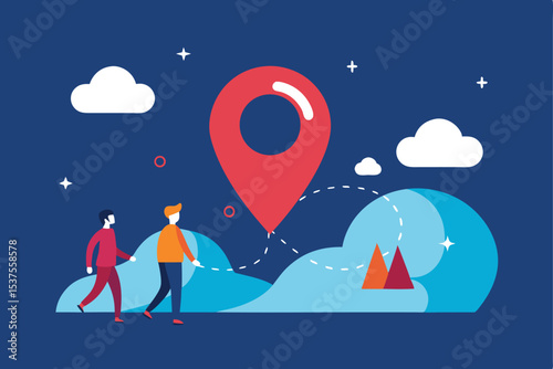 Adventure travel destination map location guide