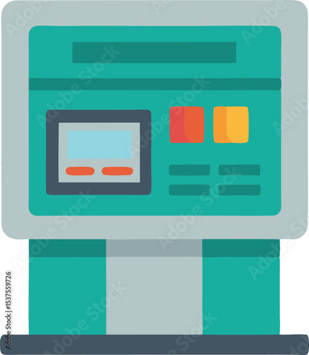 Teal automated machine digital interface technology