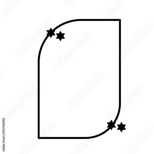 acid sparkle Monoline frame 
