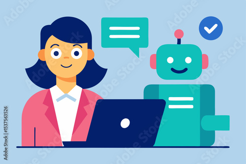 Human-Robot Collaboration Streamlining Customer Service with AI