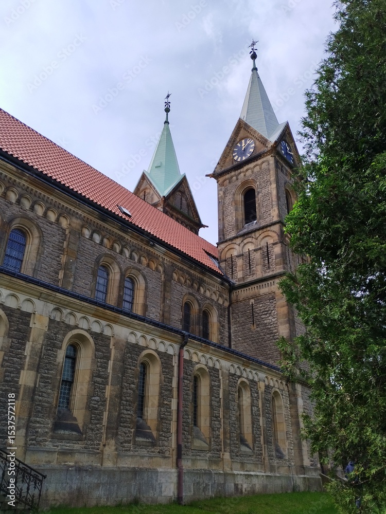 Naklejka premium kutná hora city historical architecture