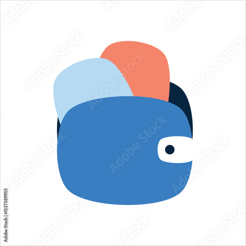 Wallet icon vector