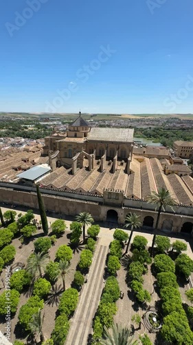 Cordoba, Spain - Cordoba mosque cathedral, Mezquita, renaissance church built inside of mosque