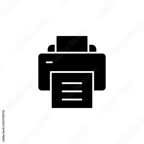 print, printer, printing icon vector