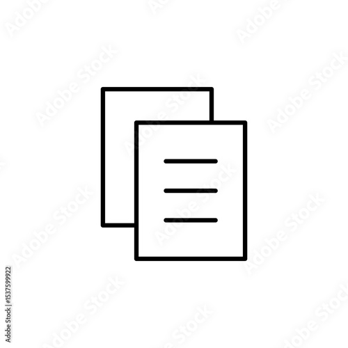 copy, duplicate button icon vector