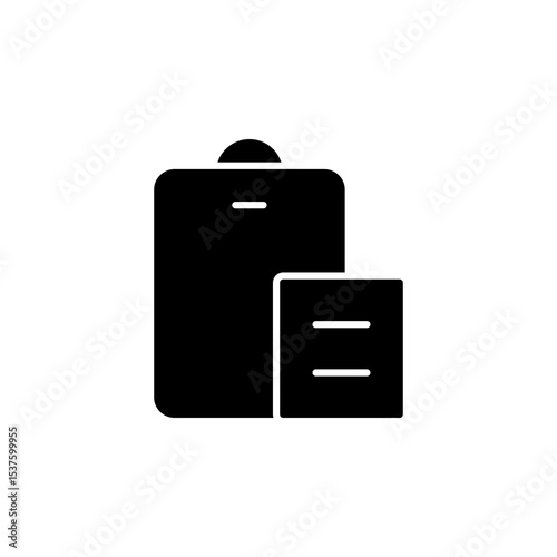 paste, duplicate button icon vector