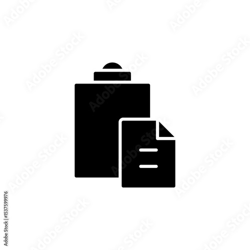 paste, duplicate button icon vector