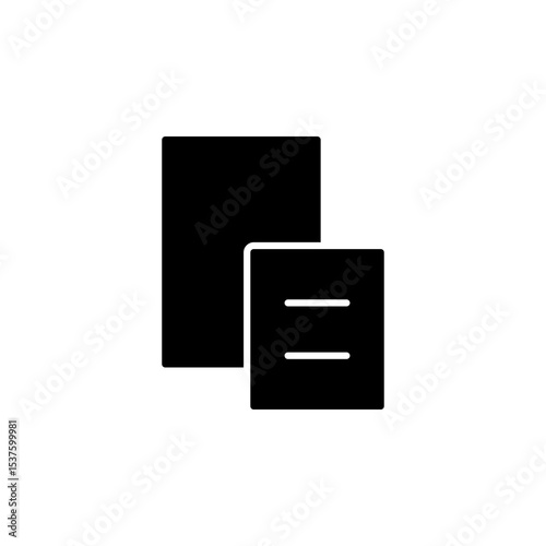 paste, duplicate button icon vector