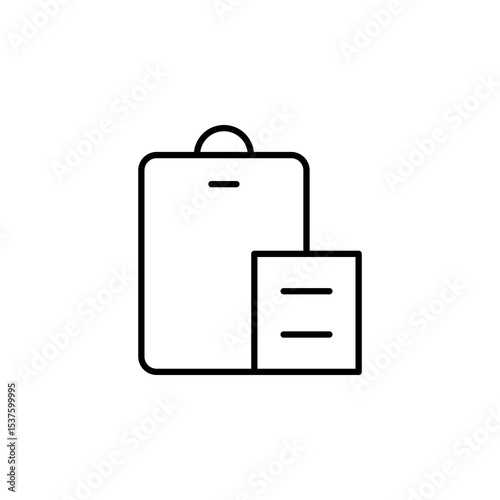 paste, duplicate button icon vector