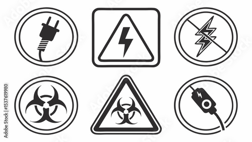 Essential Safety Symbols Electricity, Biohazard & More