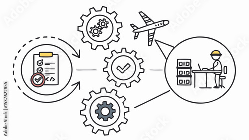 Streamlined Aviation Maintenance Efficient Processes and Workflow