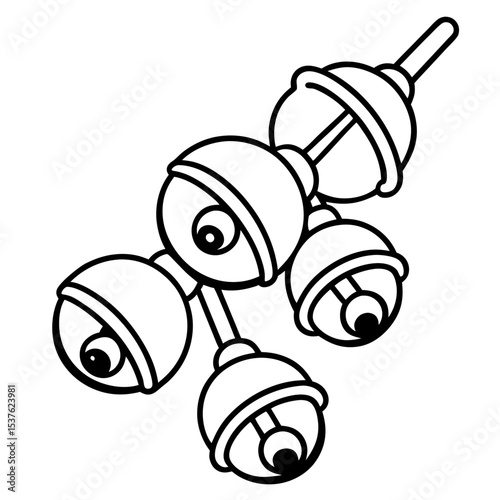 Bell Vector – White Background