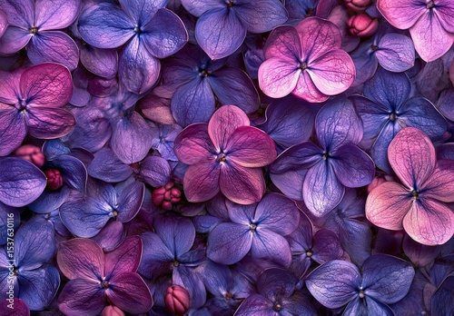 A close-up of purple lilac blossoms