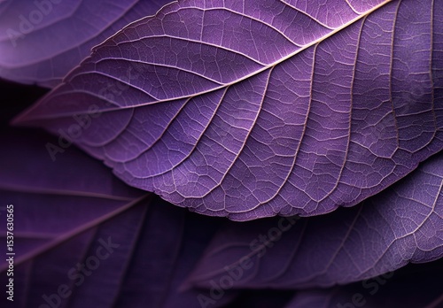 A close-up of Silingan leaves, their deep purple hues creating an otherworldly atmosphere