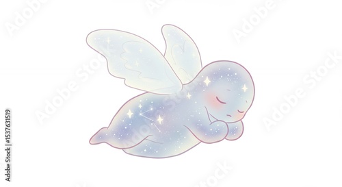 Magical fantasy creature illustration