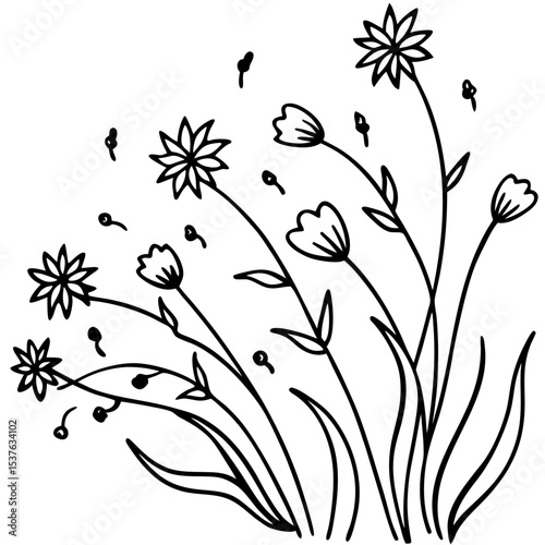 Wildflower Waltz Illustration
