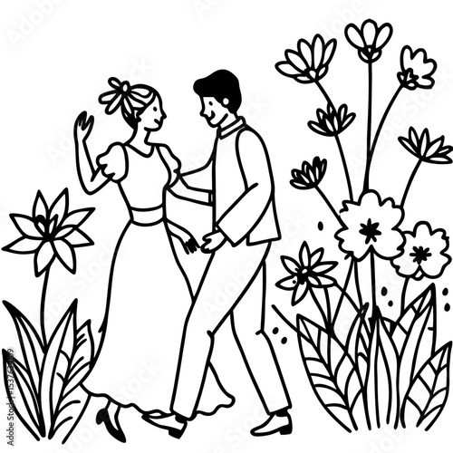 Wildflower Waltz Illustration