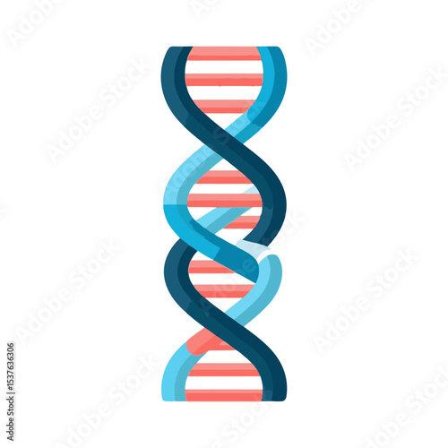 DNA helix illustration design
