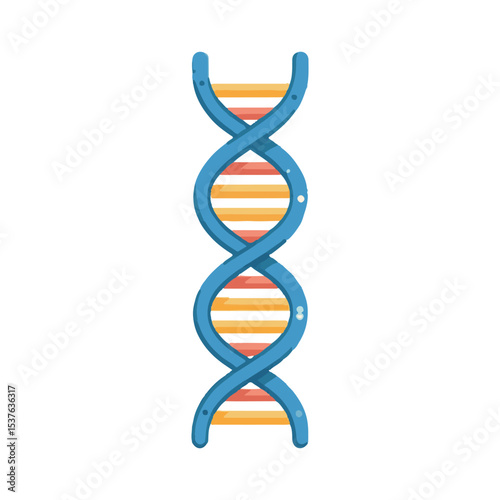 DNA helix illustration design