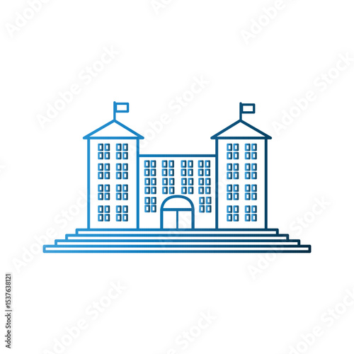 Bank icon design template