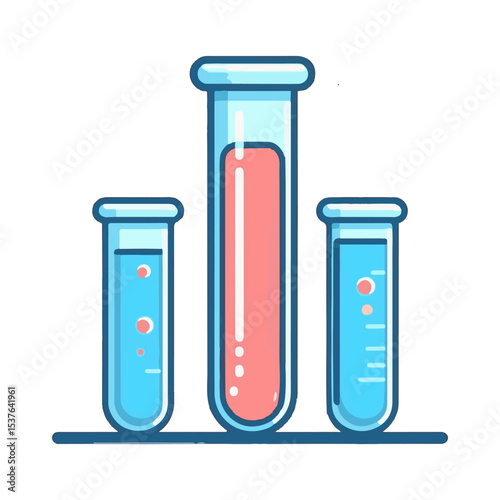 
test tube illustration design