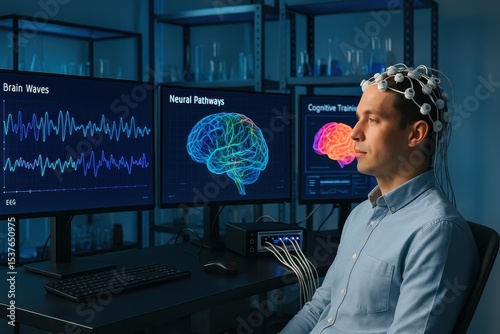 Breakthrough neuroscience research showing brain plasticity and cognitive enhancement through targeted neural stimulation therapy
