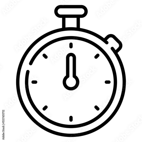 Chronometer line icon