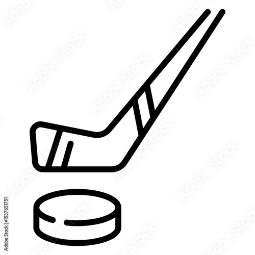 Hockey line icon