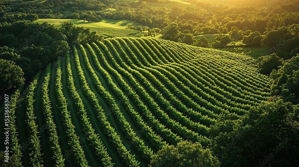 Fototapeta premium green tea plantations