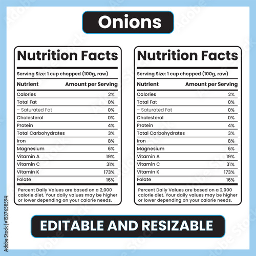 onions nutrition facts,
onions nutrition label,
bulb vegetable nutrition,
low calorie vegetable,
fiber rich onions,
vitamin C rich onions,
plant-based nutrition,
organic onions,