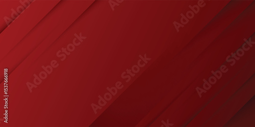 Red line with white architecture futuristic background minimal concept vector illustration subtle design.