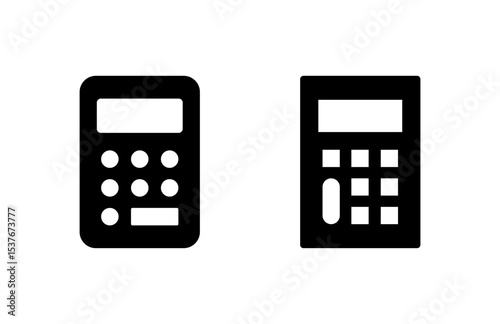 Calculator icon vector illustration. Accounting calculator sign and symbol.